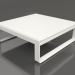 3d model Coffee table 90 (White polyethylene, Agate gray) - preview
