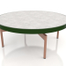 3d model Round coffee table Ø90x36 (Bottle green, DEKTON Kreta) - preview