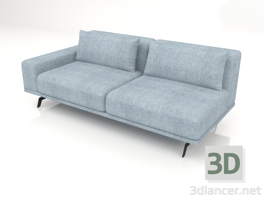 modello 3D Modulo divano Galaxy 16 - anteprima