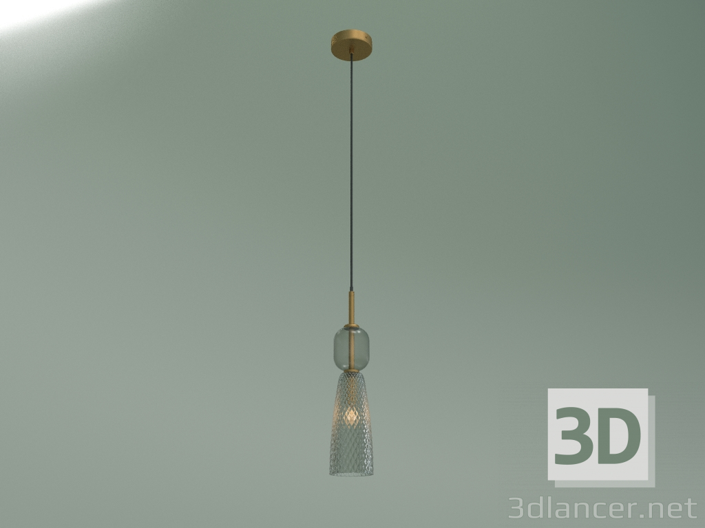 modello 3D Lampada a sospensione Glossy 50211-1 (trasparente) - anteprima
