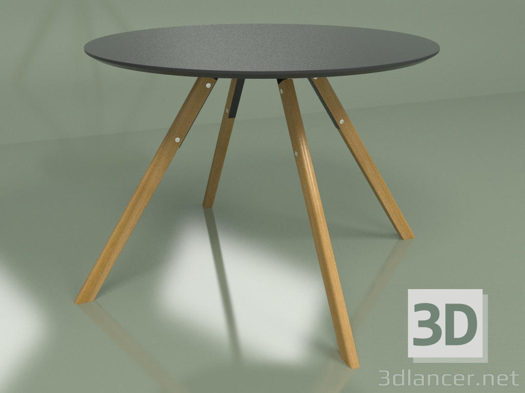 modello 3D Tavolo da pranzo Arnhem (tondo) - anteprima