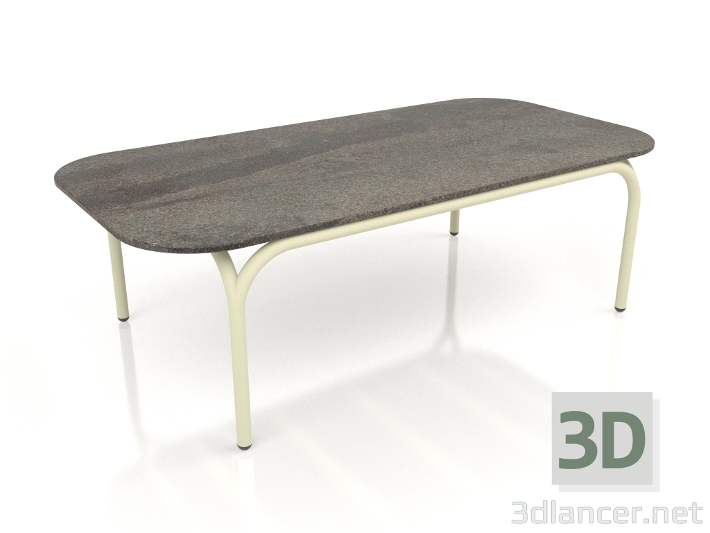 3d model Coffee table (Gold, DEKTON Radium) - preview