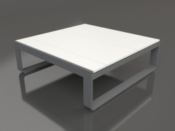 कॉफी टेबल 90 (सफेद पॉलीथीन, एन्थ्रेसाइट)