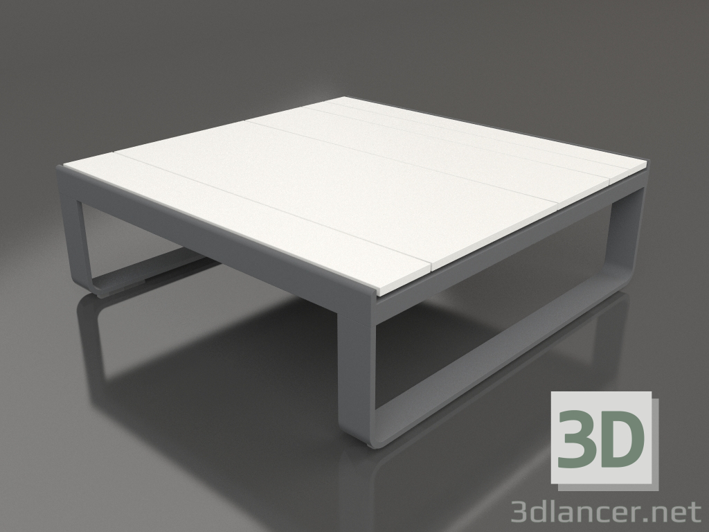 3D Modell Couchtisch 90 (Weißes Polyethylen, Anthrazit) - Vorschau