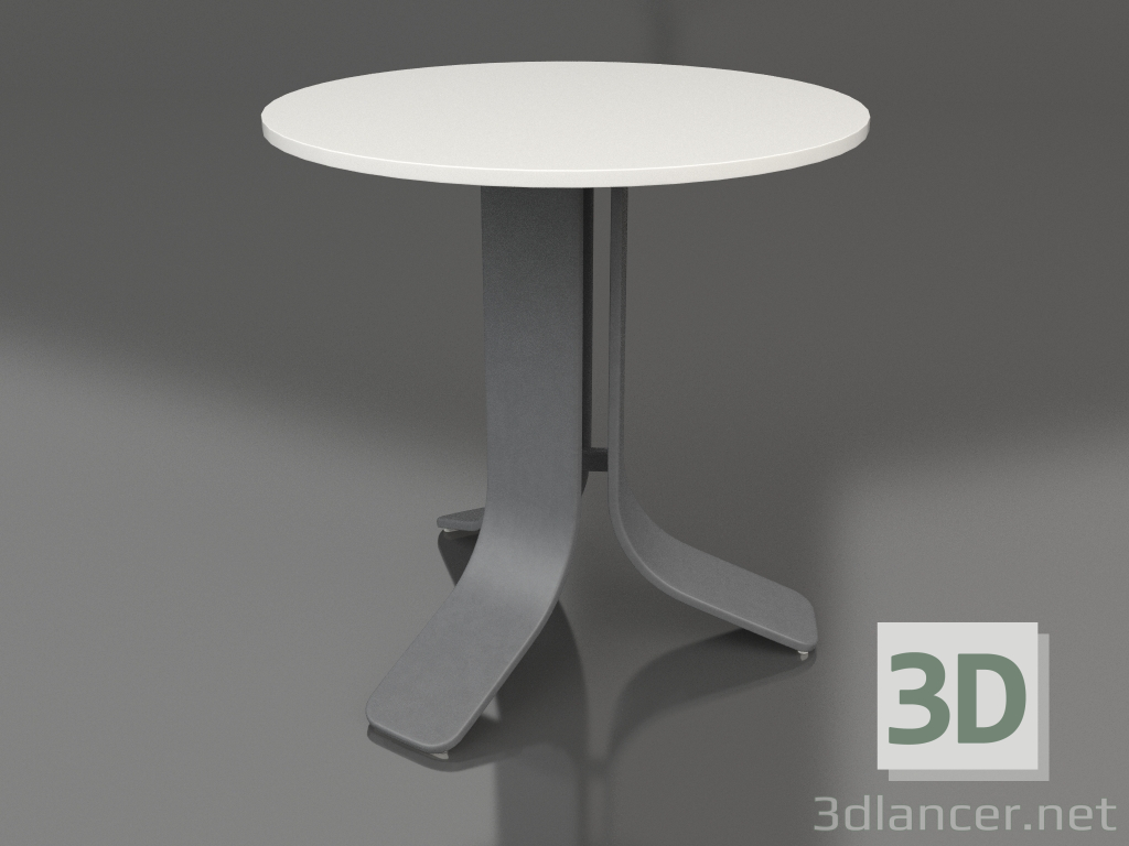 modello 3D Tavolino Ø50 (Antracite, DEKTON Zenith) - anteprima