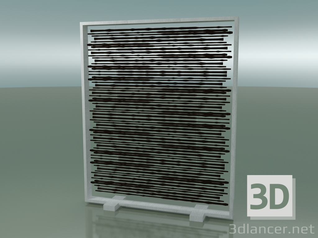 modello 3D Partition bamboo (199, Bianco) - anteprima