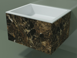 Duvara monte lavabo (02R132301, Emperador M06, L 60, P 48, H 36 cm)