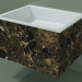 3D modeli Duvara monte lavabo (02R132301, Emperador M06, L 60, P 48, H 36 cm) - önizleme