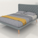 3d model Bed Bohemia 160x200 (gray) - preview
