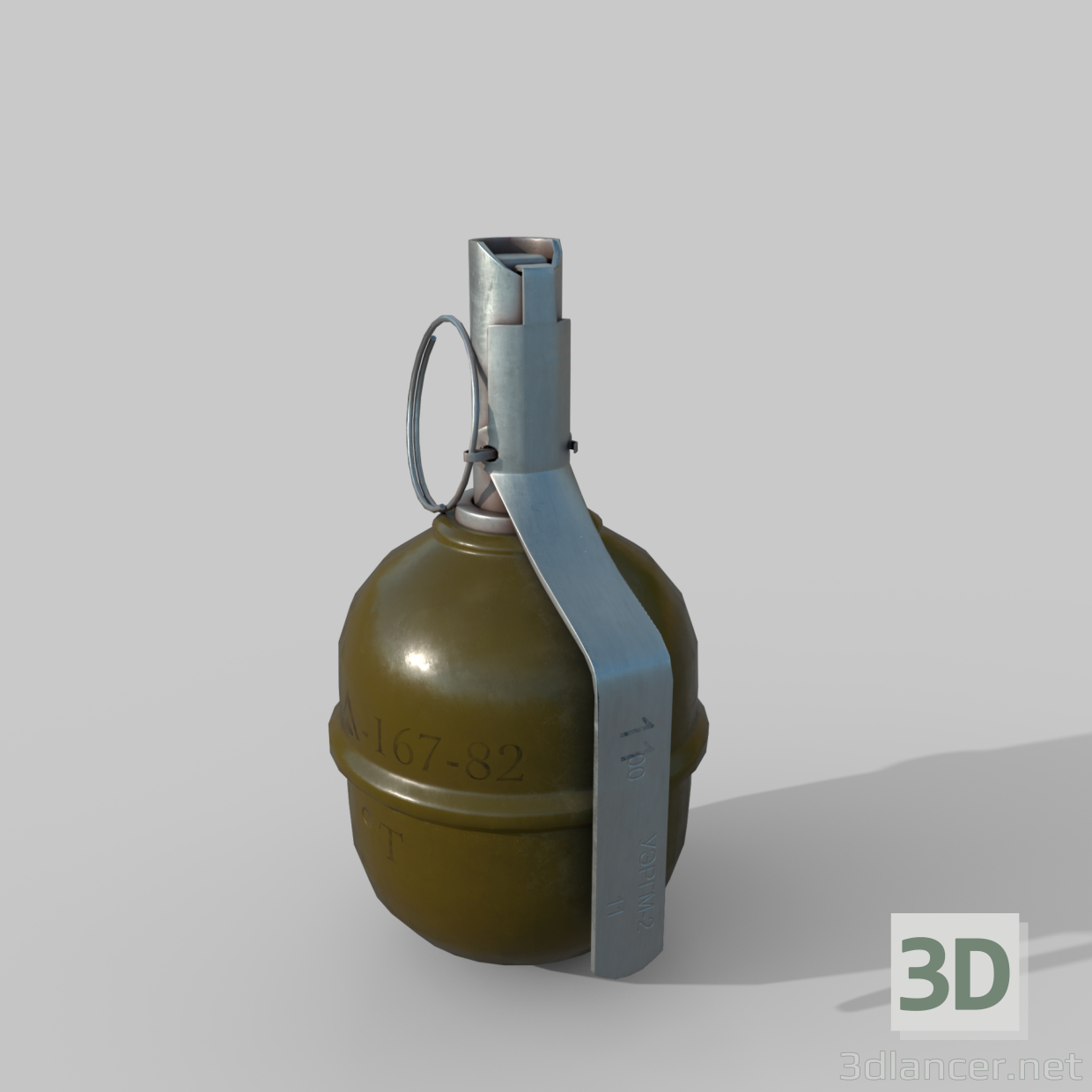 modello 3D di Granata RGD-5 comprare - rendering
