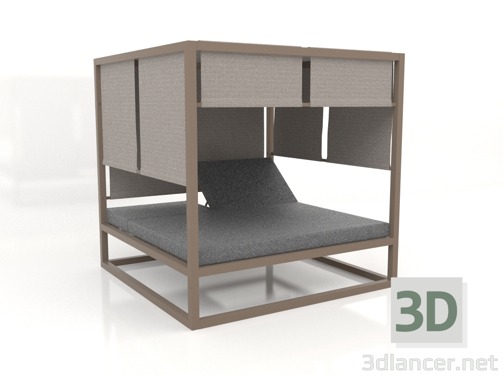 3D Modell Erhöhtes Sofa (Bronze) - Vorschau