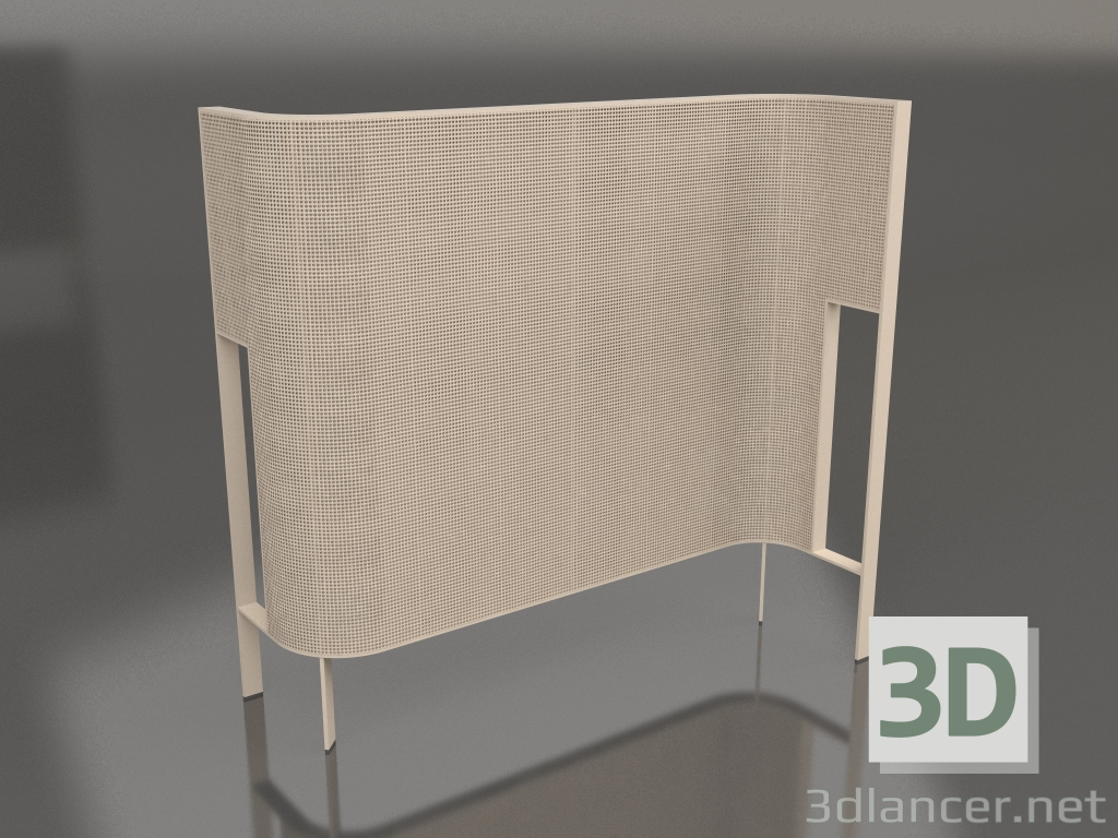 3D Modell Trennwand (Sand) - Vorschau