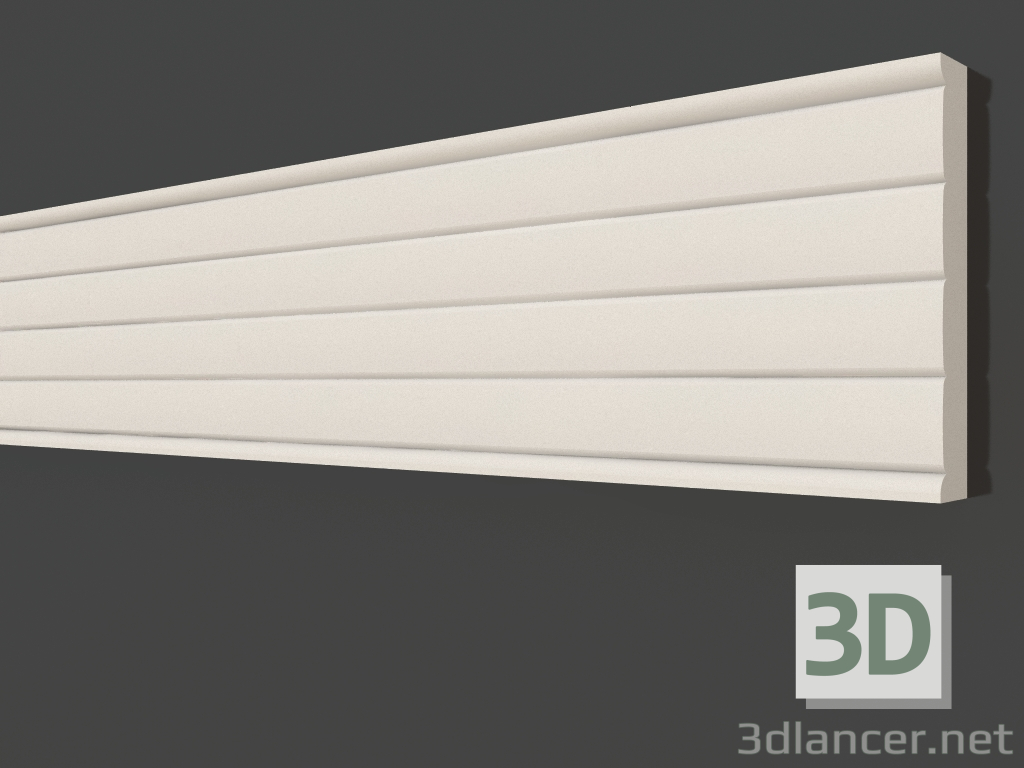 3d model Plaster molding LG 115 (90x15) - preview