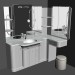 3d модель Модульная система для ванной комнаты (композиция 64) – превью