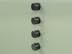 Conjunto de misturador termostático com 3 válvulas de corte (16 50 0, ON)