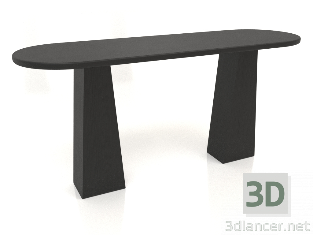 3 डी मॉडल टेबल आरटी 10 (1600x500x750, लकड़ी का काला) - पूर्वावलोकन