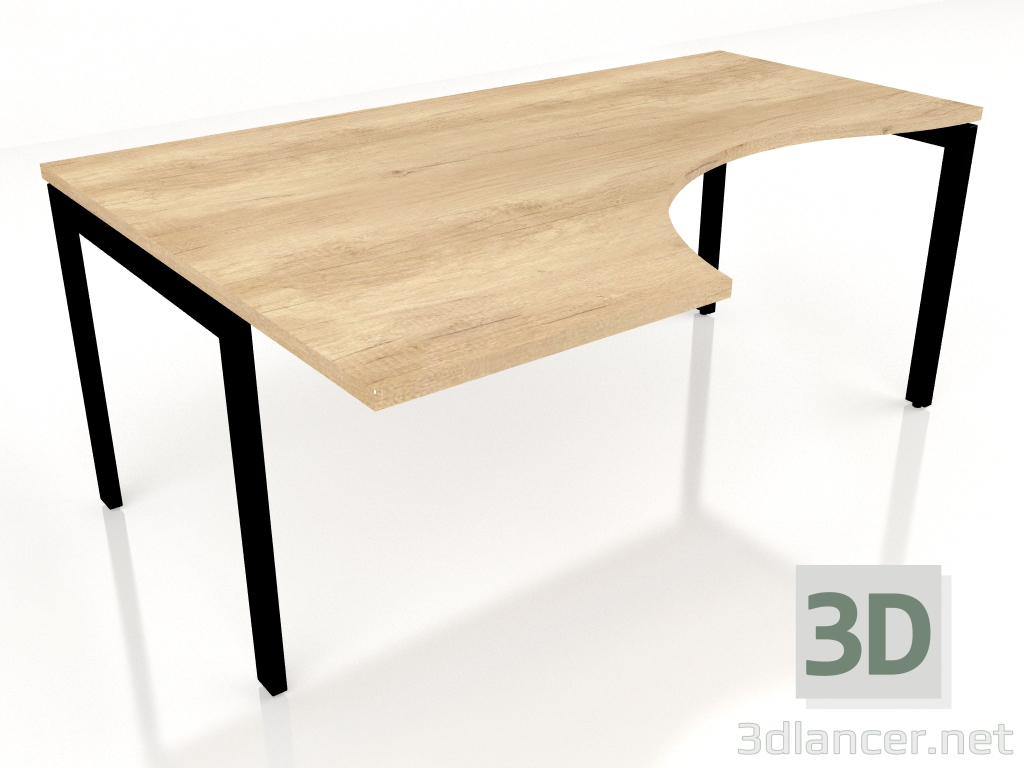 3D modeli Çalışma masası Ogi U BOU25 (1800x1200) - önizleme