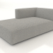 3d model Chaise longue (XL) 83x175 with an armrest on the left - preview