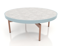गोल कॉफी टेबल Ø90x36 (नीला ग्रे, डेकटन क्रेटा)