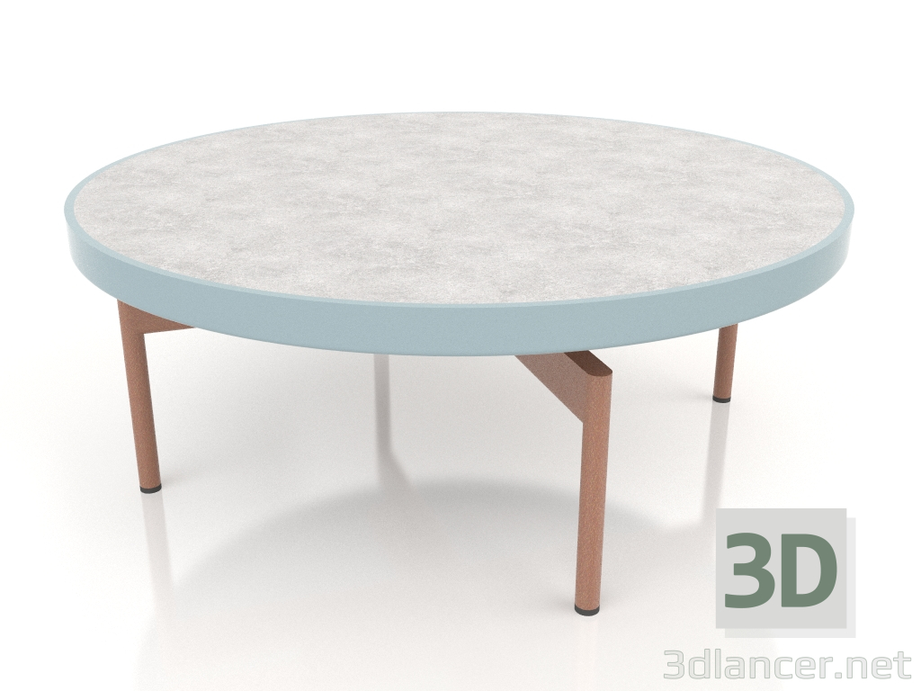 modello 3D Tavolino rotondo Ø90x36 (Grigio blu, DEKTON Kreta) - anteprima