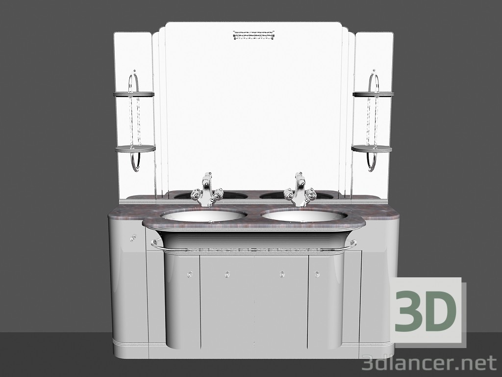 3d model Modular system for bathroom (song) (67) - preview