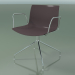 3D modeli Sandalye 0207 (döner, kolçaklı, krom, polipropilen PO00404) - önizleme