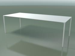 Стол прямоугольный 0806 (H 74 - 100x240 cm, laminate Fenix F01, V12)