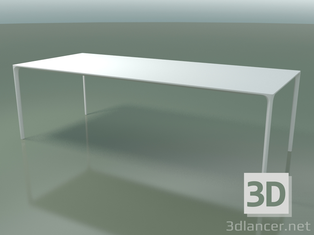 3d модель Стол прямоугольный 0806 (H 74 - 100x240 cm, laminate Fenix F01, V12) – превью