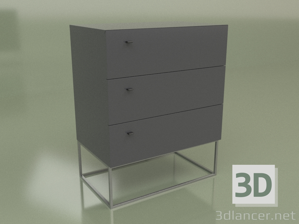 modèle 3D Commode Lf 340 (Anthracite) - preview