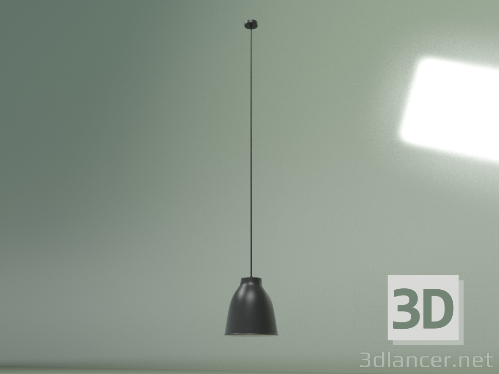 modello 3D Lampada a sospensione Dome (nero bronzo) - anteprima