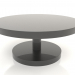 3d model Coffee table JT 022 (D=800x350, black plastic color) - preview
