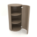 3d model Cabinet (with open door) TM 09 (D=503x931, wood grey) - preview