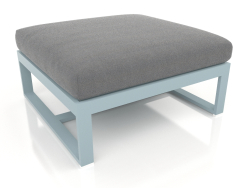 Sectional pouf (Blue gray)