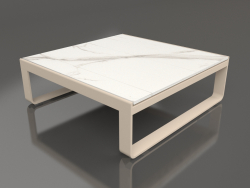 Mesa de centro 90 (DEKTON Aura, Areia)