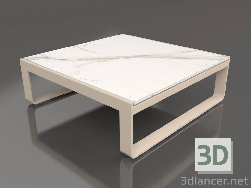 modello 3D Tavolino 90 (DEKTON Aura, Sabbia) - anteprima