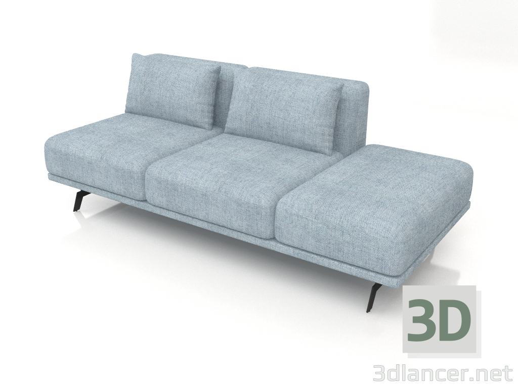 3d model Galaxy 19 sofa module - preview