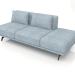 3d model Galaxy 19 sofa module - preview