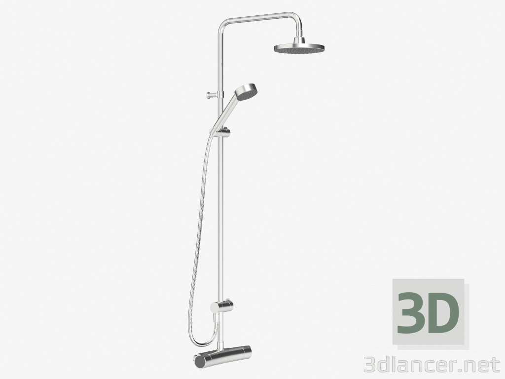 3d модель Душовий комплект MMIX Shower System Kit 160 c / c – превью