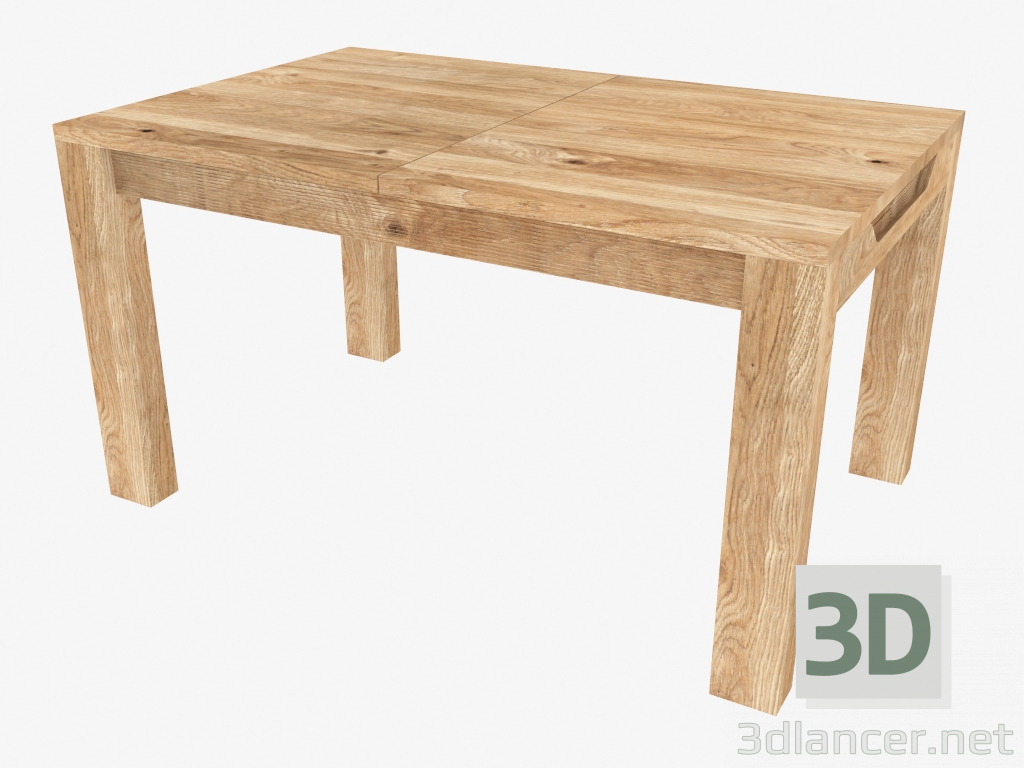 Modelo 3d Mesa de jantar (SE.1063 140-240x76x90cm) - preview