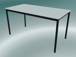 Стол прямоугольный Base 140x70 cm (White, Black)
