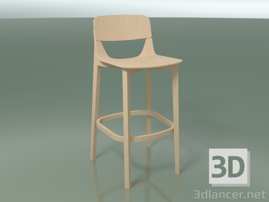 modèle 3D Chaise de bar Leaf (311-439) - preview