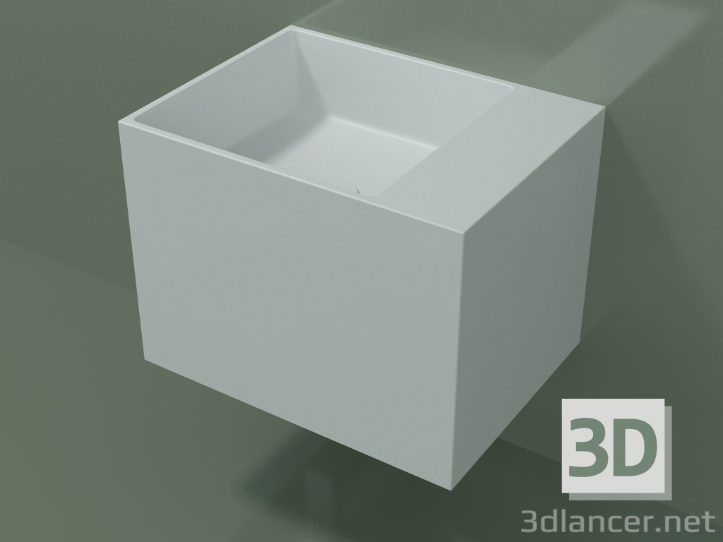 modèle 3D Lavabo suspendu (02UN22102, Glacier White C01, L 48, P 36, H 36 cm) - preview