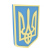 3d Герб Украины Щит модель купить - ракурс