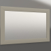 3d model Espejo, acabado lacado gris-beige brillante (110x2,5x75 cm) - vista previa