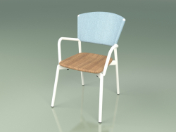 कुर्सी 021 (धातु दूध, आकाश)