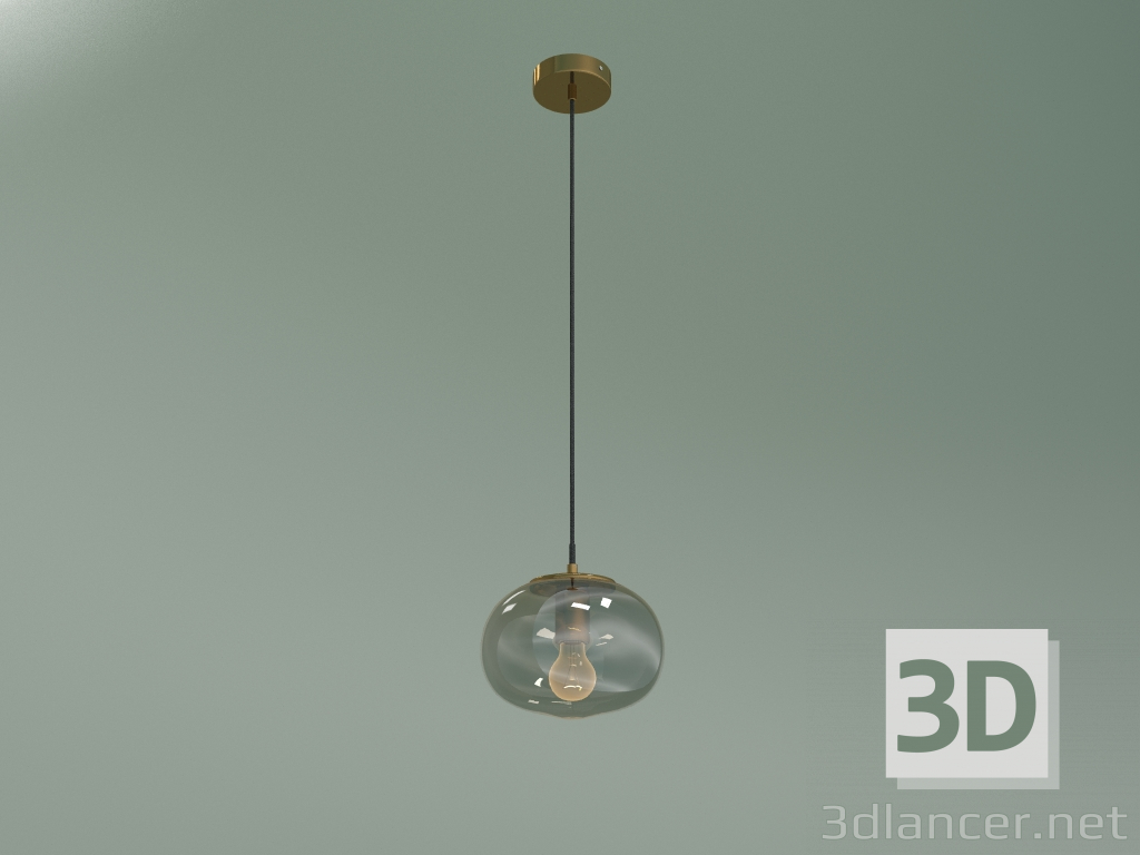modello 3D Lampada a sospensione Rock 50212-1 (ambra) - anteprima