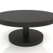 modèle 3D Table basse JT 022 (D=800x350, bois noir) - preview