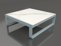 Mesa de centro 90 (DEKTON Aura, Azul cinza)