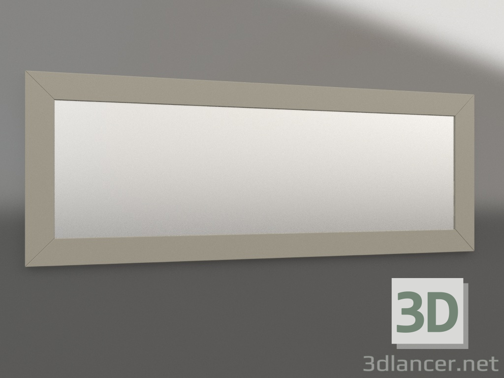 3d model Mirror, glossy gray-beige lacquer finish (160x2.5x59.5 cm) - preview