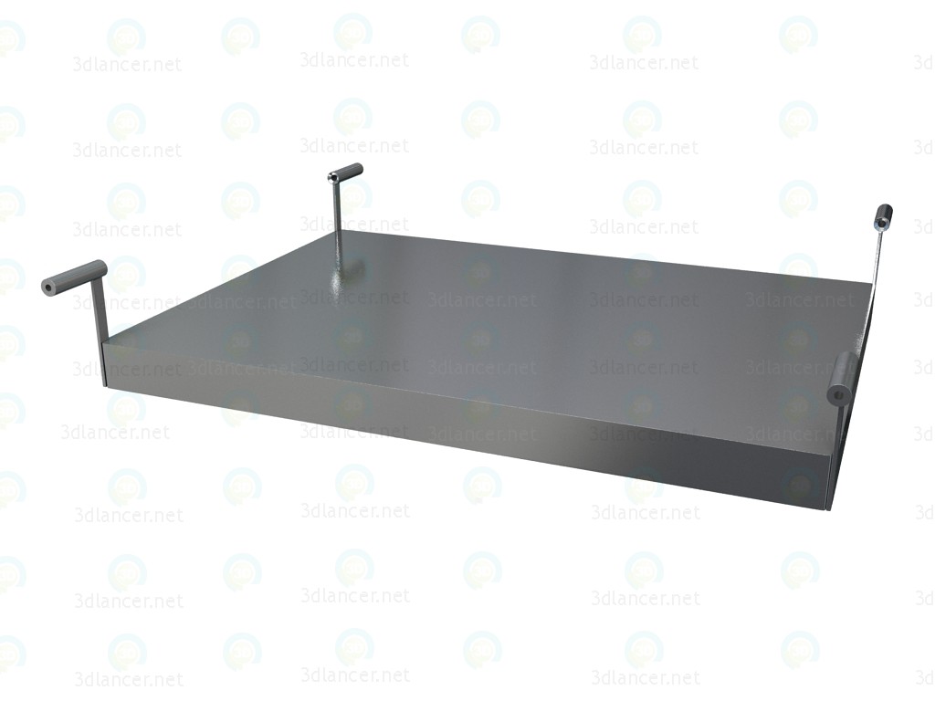 3d model Estante para la mesa TBS50 8 - vista previa